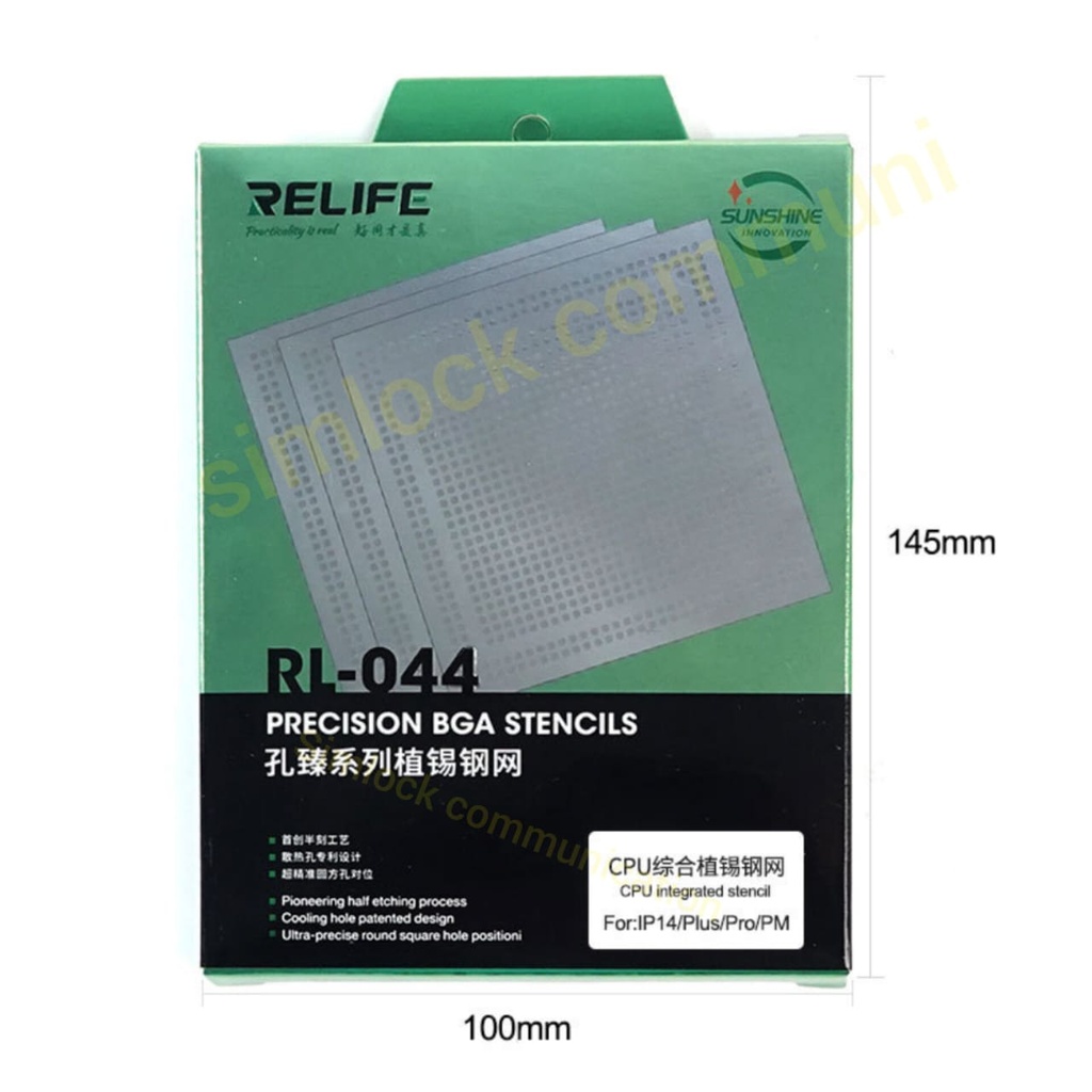 [HRL0442] Relife Stencil Universal Multiproposito RL-044 Xs-xsm-xr
