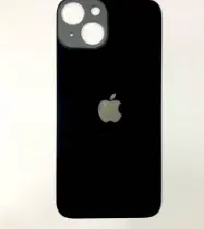 Tapa iPhone 14 Negro Con Lente de Cámara