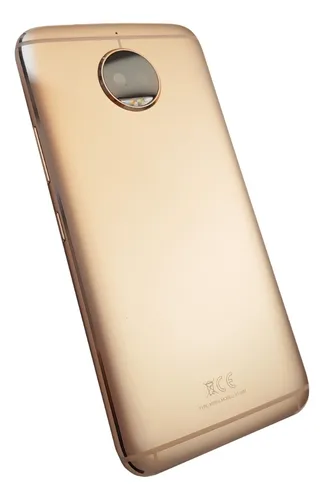 Tapa Moto C Plus Dorado
