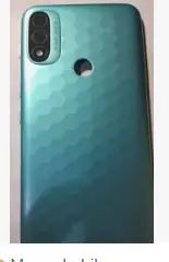 Tapa Moto E20 Verde