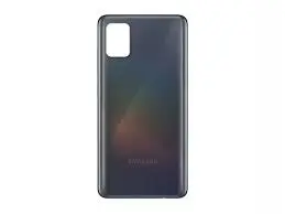[TA31BK2] Tapa Samsung A31 Negro Tornasolado