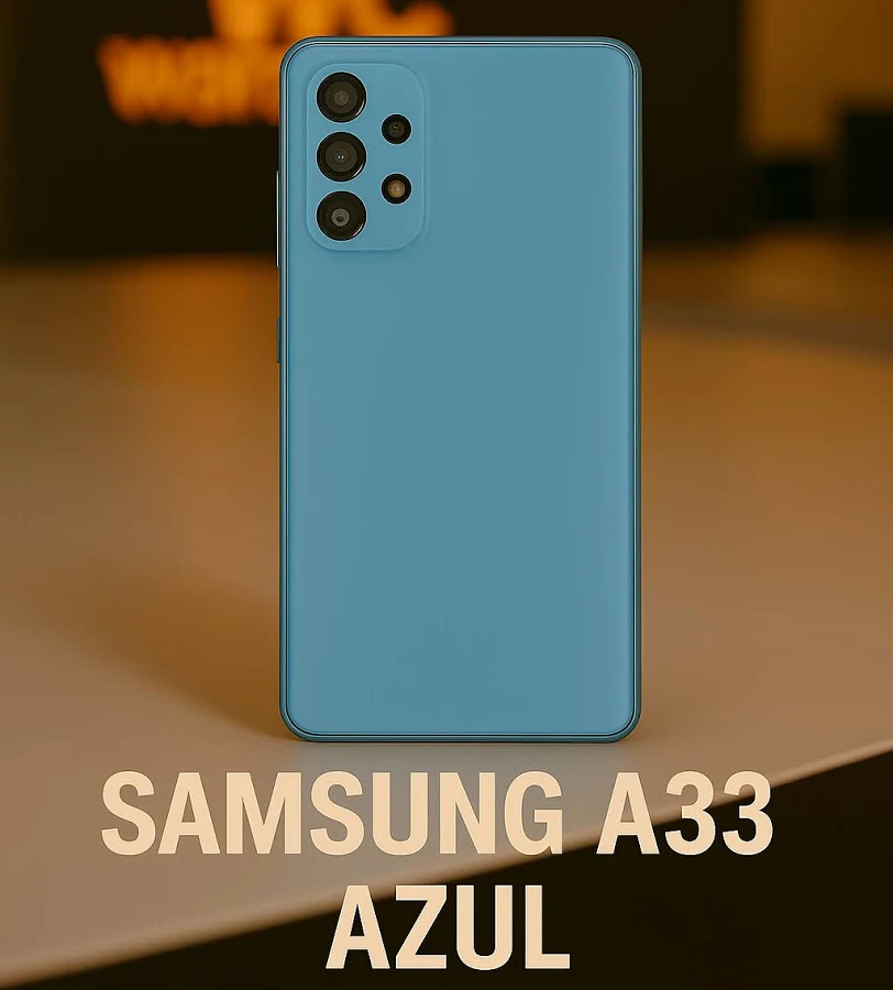 [TA33] Tapa Samsung A33 Azul
