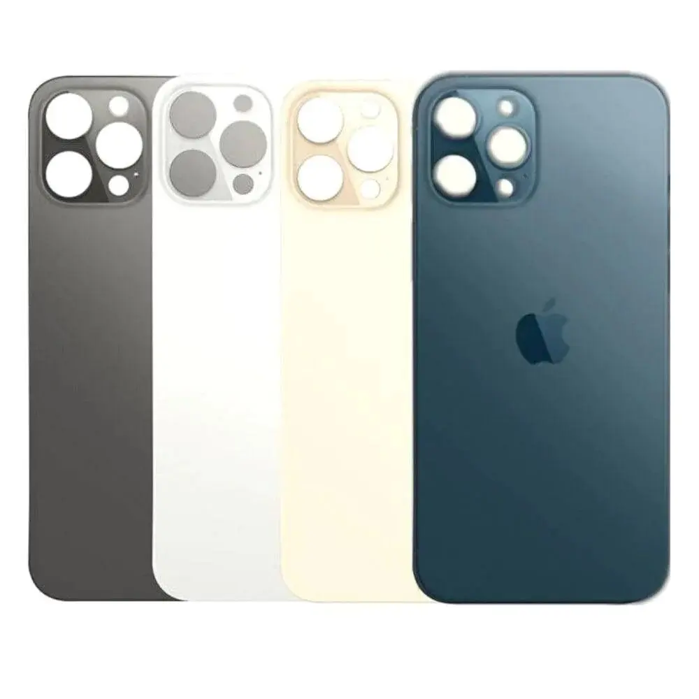 [TIP12PM2] Tapa Trasera iPhone 12 Pro Max - Big Hole Gris