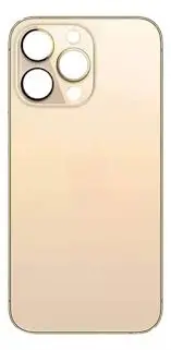 Tapa Trasera iPhone 13 Pro - Big Hole Dorado Gold