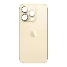 Tapa Trasera iPhone 14 Pro Dorado - Big Hole