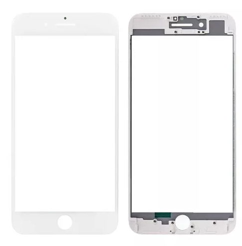 Vidrio Glass + Oca + Marco iPhone 6S Blanco