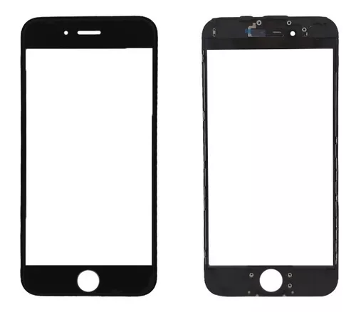 [VR6SBK2] Vidrio Glass + Oca + Marco iPhone 6S Negro