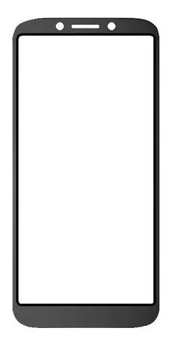 [VRE5PBK2] Vidrio Glass Con Oca + Touch Motorola Moto E5 Play Go Negro