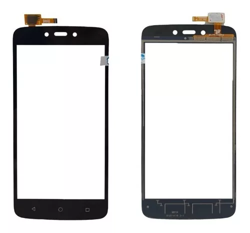 [VRVIDRIOGLBK3] Vidrio Glass Sin Oca + Touch Motorola Moto C Plus Negro