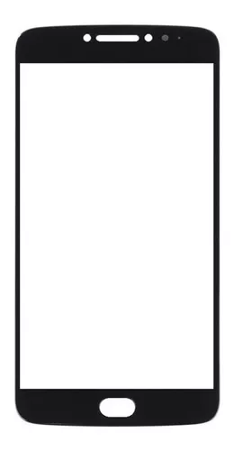[VRE4PBK] Vidrio Glass Sin Oca + Touch Motorola Moto E4 Plus Negro