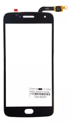 [VRG5SBK] Vidrio Glass Sin Oca + Touch Motorola Moto G5S Negro