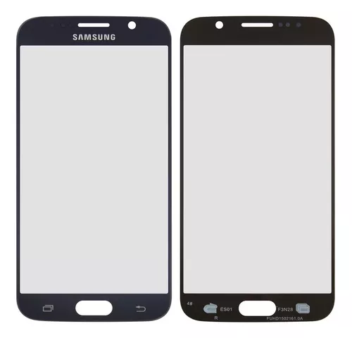 [VRS6BK] Vidrio Glass Sin Oca Samsung S6 Negro
