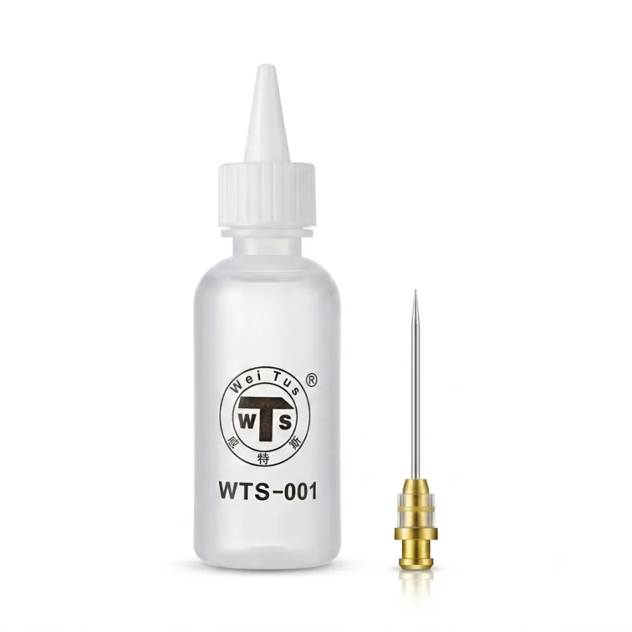 [WTS 001] Botella Dispenser Plastica con Aguja 50ml WTS 001