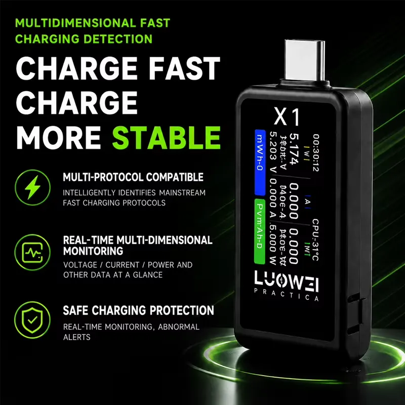 Usb tester LuoWei X1 Tipo C