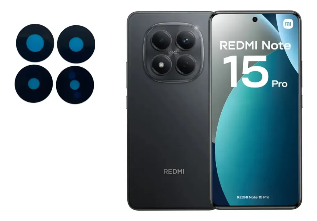 Vidrio Cámara Xiaomi Note 15 Pro