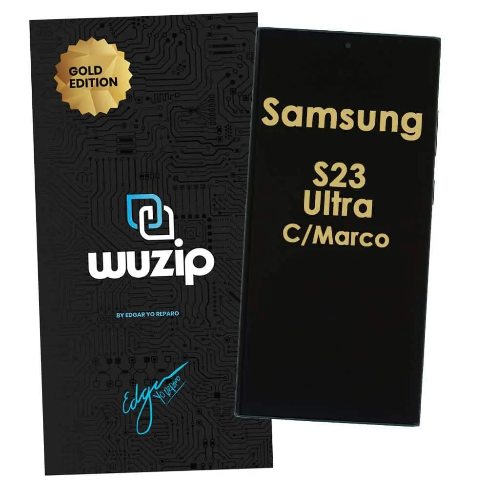 [MS23UGD] Módulo Samsung Galaxy S23 Ultra Con Marco - Gold Edition