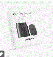 Adaptador de Carga Samsung Original 25W Negro