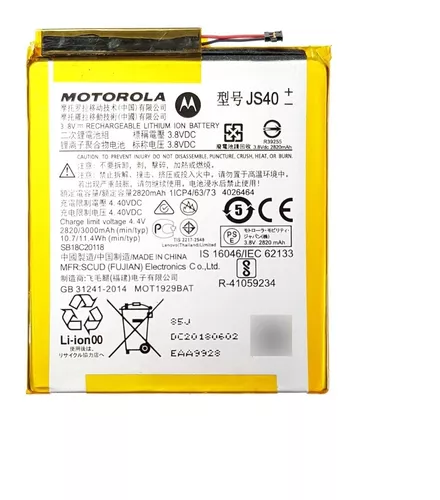 [BZ3P] Bat Motorola Moto Z3 Play JS40