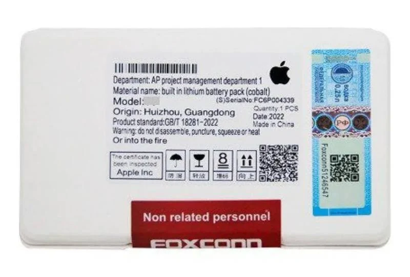 Batería Apple iPhone 8G Foxconn Caja Blanca