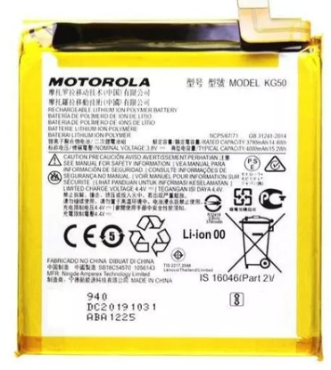 Batería Motorola Moto One Hyper Original