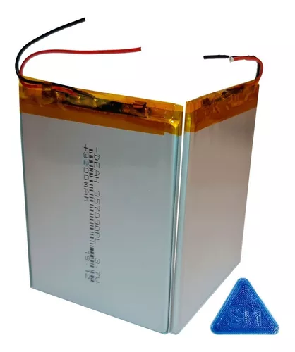 Batería para Tablet 3200 Mah 10 X 7 Cm 2 Cables