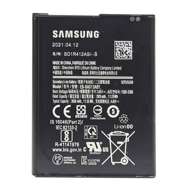 Batería Samsung Galaxy A01 Core - A013 Eb-Ba013Aby Original