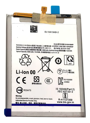 [BBA166ASV4G] Batería Samsung Galaxy A16 4G BA166A Svc