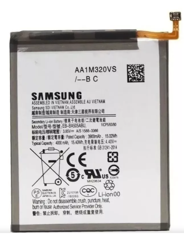 [BBA505OR] Batería Samsung Galaxy A20 / A30-A50 A30S Original BA505