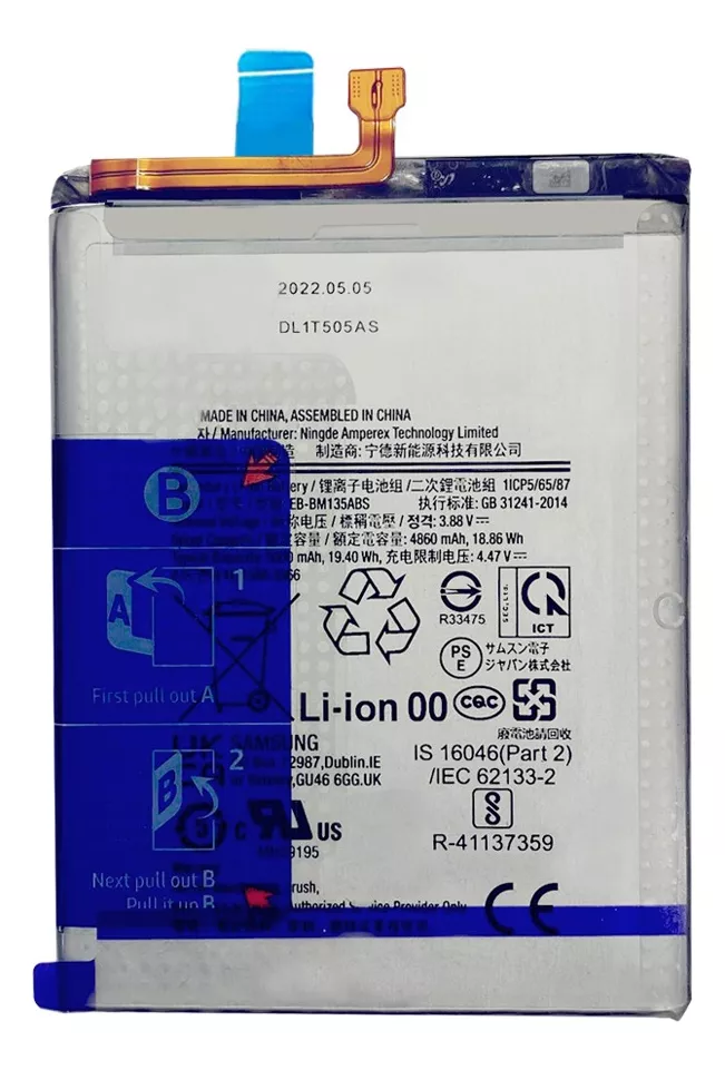 [BA24OR] Batería Samsung Galaxy A24 Eb-Ba245Aby Original