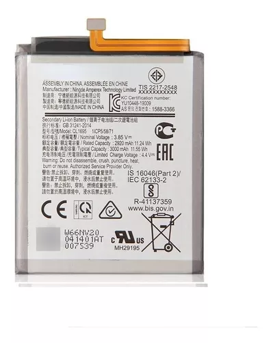 [BQL1695OR] Batería Samsung Galaxy Galaxy A01 A015 QL1695 Original