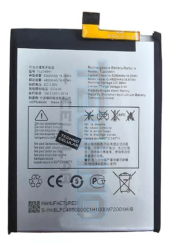 [B20S] Batería Tcl 20SE-B 30E - 30SE-408 Tlp048A7