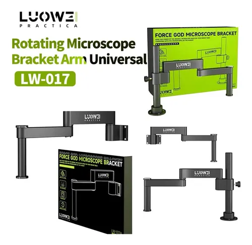 [HLW017] Brazo Soporte Microscopio Trinocular Binocular Luowei LW-017