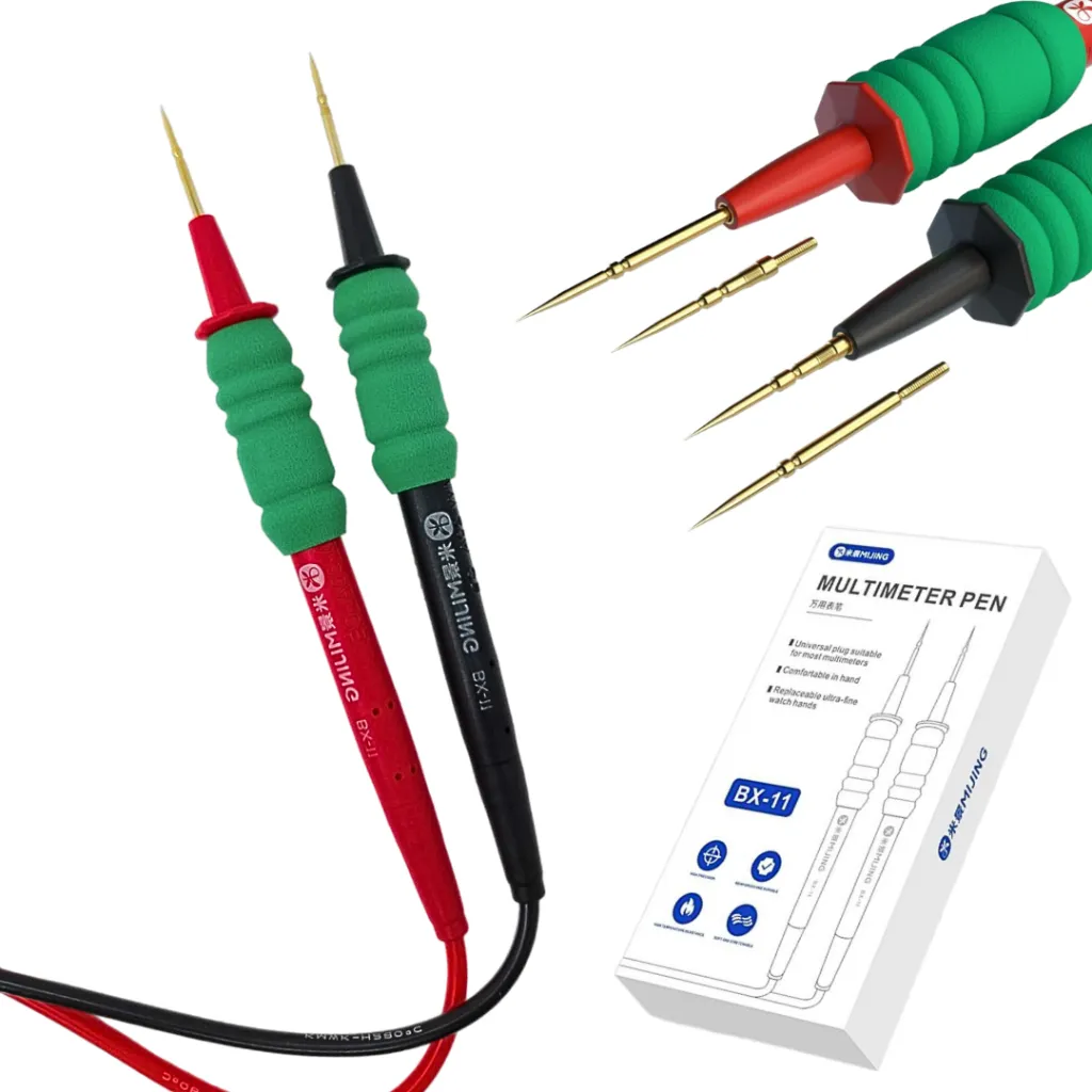 Cable Multimetro BX-11 Mijing Puntas Tipo Aguja