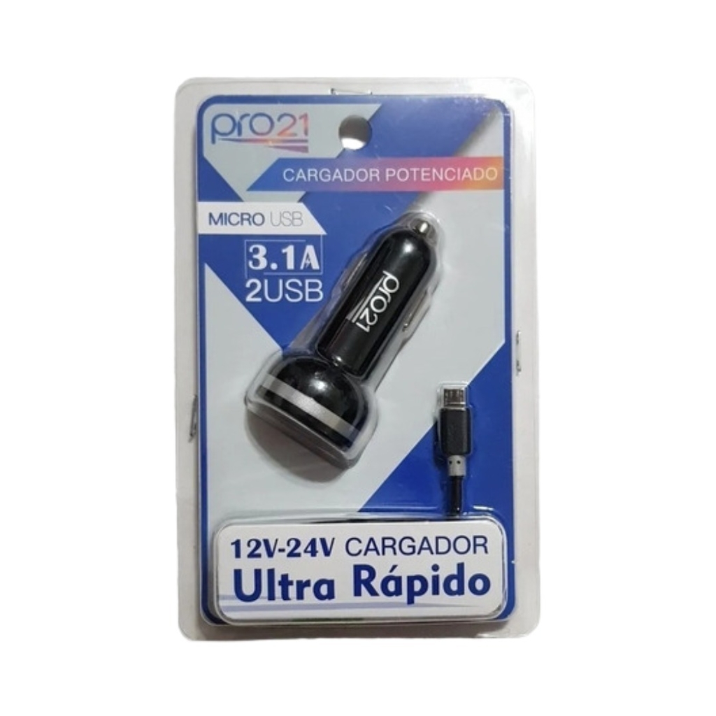 [APRO212] Cargador Auto PRO21 2A V8