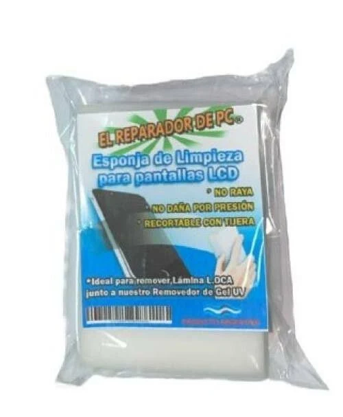 [IESPONJAL] Esponja de Limpieza para Pantallas LCD Elrepa