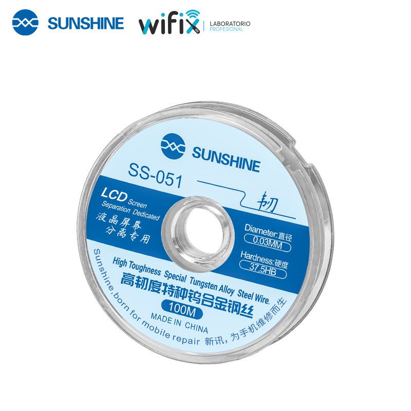 [ISS051] Hilo Separador LCD Curvo de Tungsteno 0,03MM - SS-051