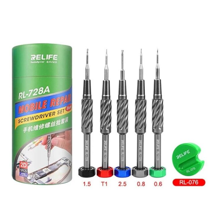 [HRL728A] Kit 5 Destornilladores Celus RL-728A