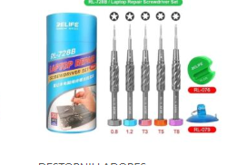 [HRL728B] Kit 5 Destornilladores Notebook RL-728B
