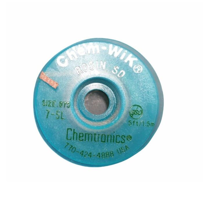 [I75FT] Malla Chemtronics 7 - 5FT Chem-wik - Verde - Rosin Sd