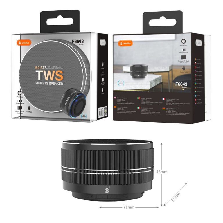 Mini Parlante Tws Oneplus F6643 - Negro