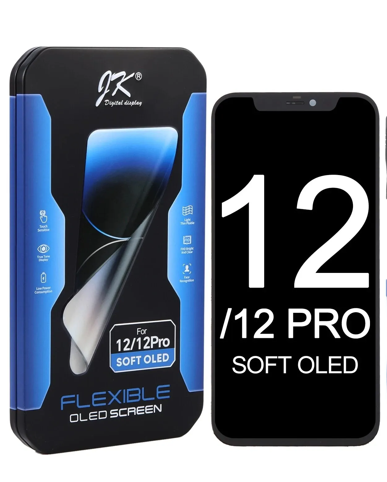 [MIP12POL] Módulo Apple iPhone 12 / 12 Pro - JK Soft OLED