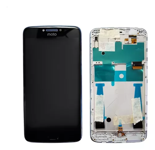Módulo Motorola Moto E4 Plus Con Marco Ori de Equipo Azul