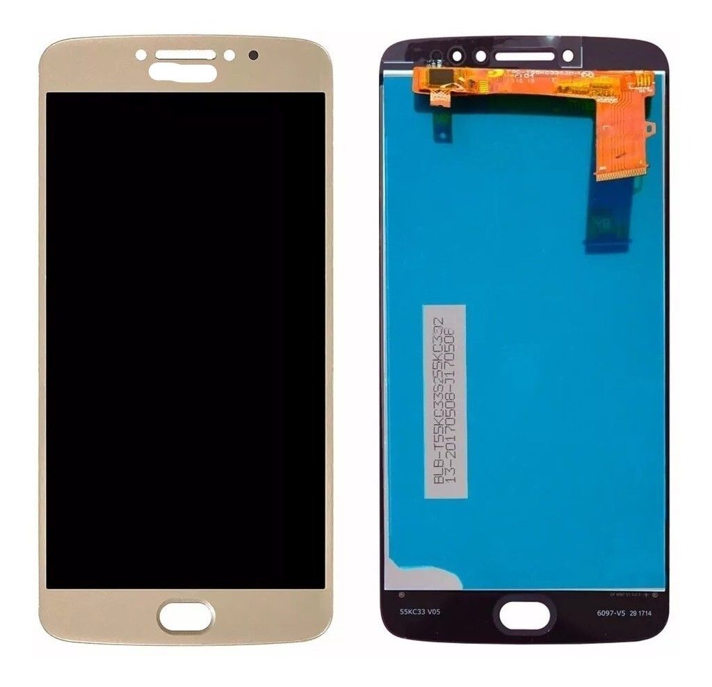 Módulo Motorola Moto E4 Plus Con Marco Ori de Equipo Dorado