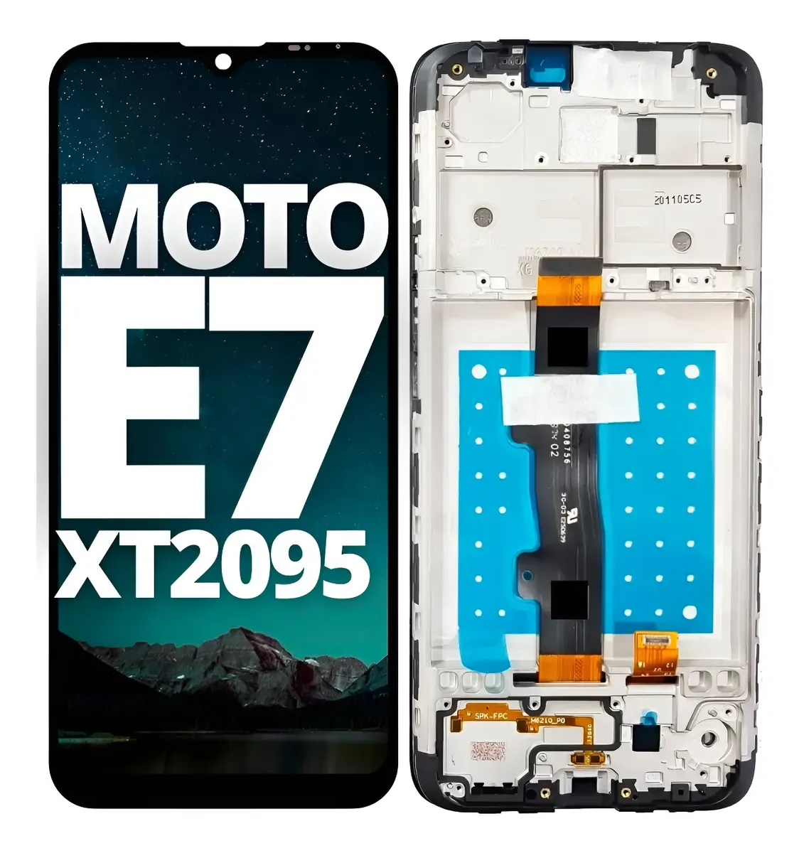 Módulo Motorola Moto E7 Con Marco