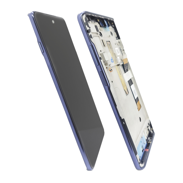 [MG200OR5G] Módulo Motorola Moto G200 5G Con Marco Mirage Azul Original