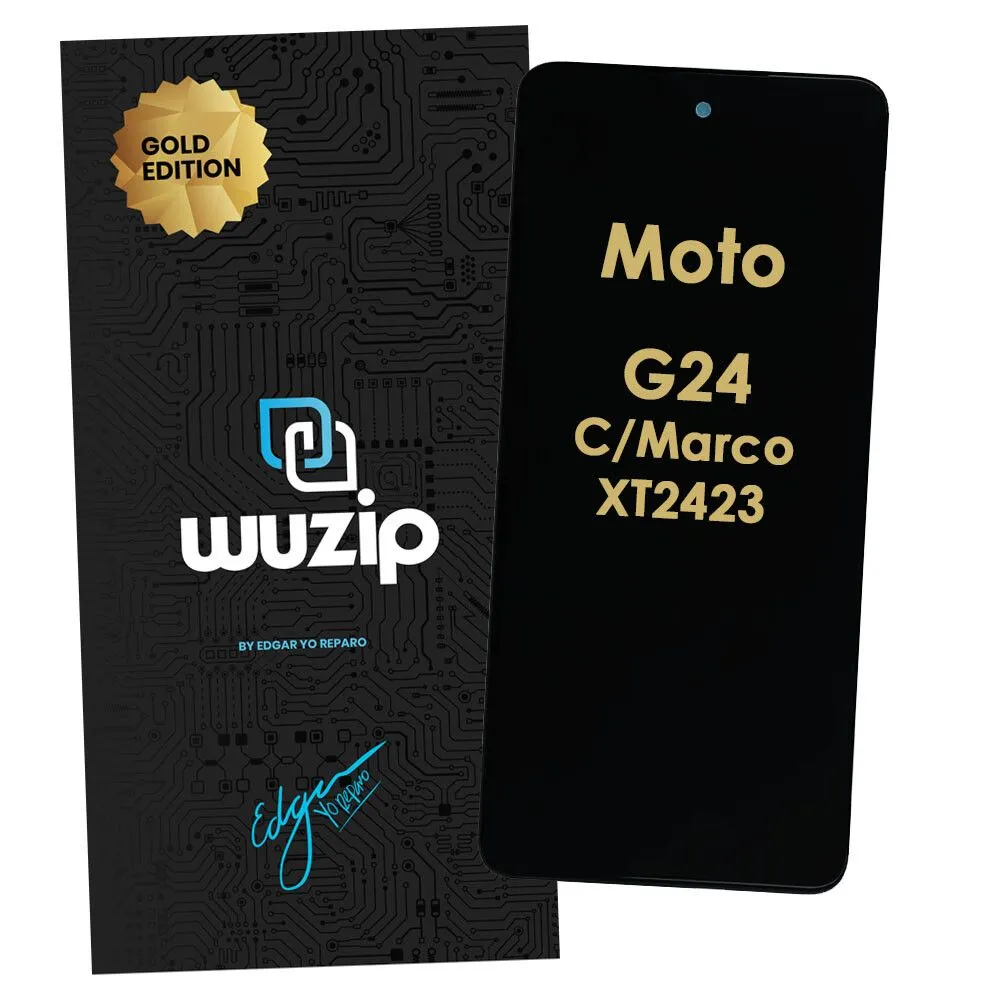 Módulo Motorola Moto G24 / G24 Power Con Marco - Wuzip Gold Edition