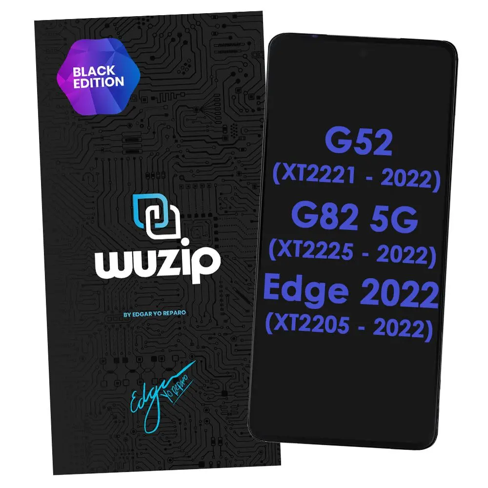 Módulo Motorola Moto G52 / G82 Con Marco - Wuzip Gold Edition
