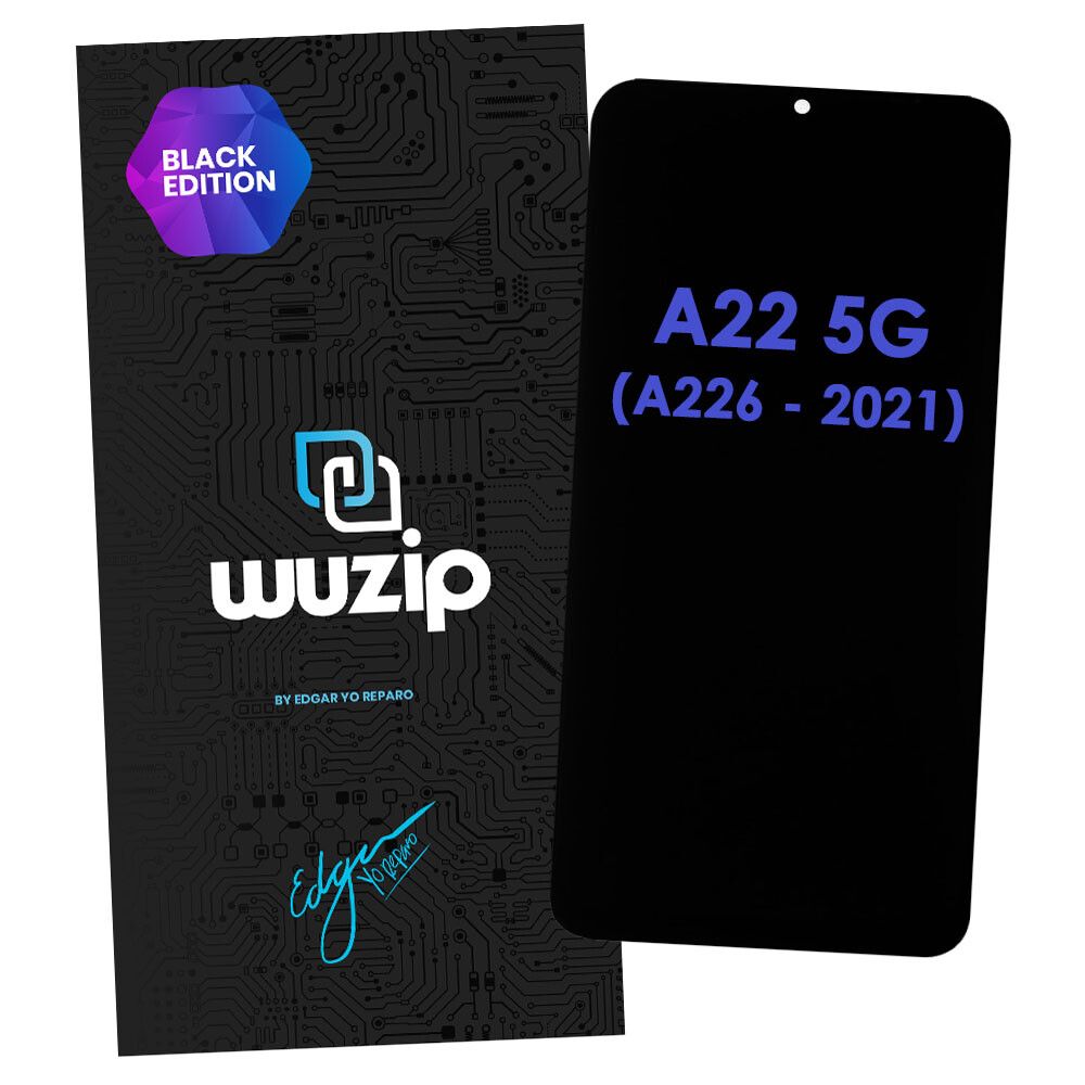Módulo Samsung Galaxy A22 / A226 5G Con Marco - Wuzip Black