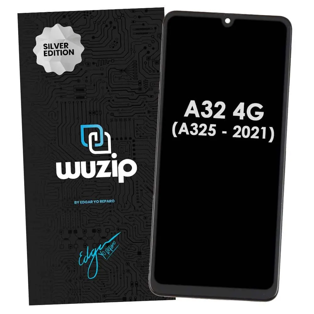 Módulo Samsung Galaxy A32 / A325 4G Con Marco - Silver Edition