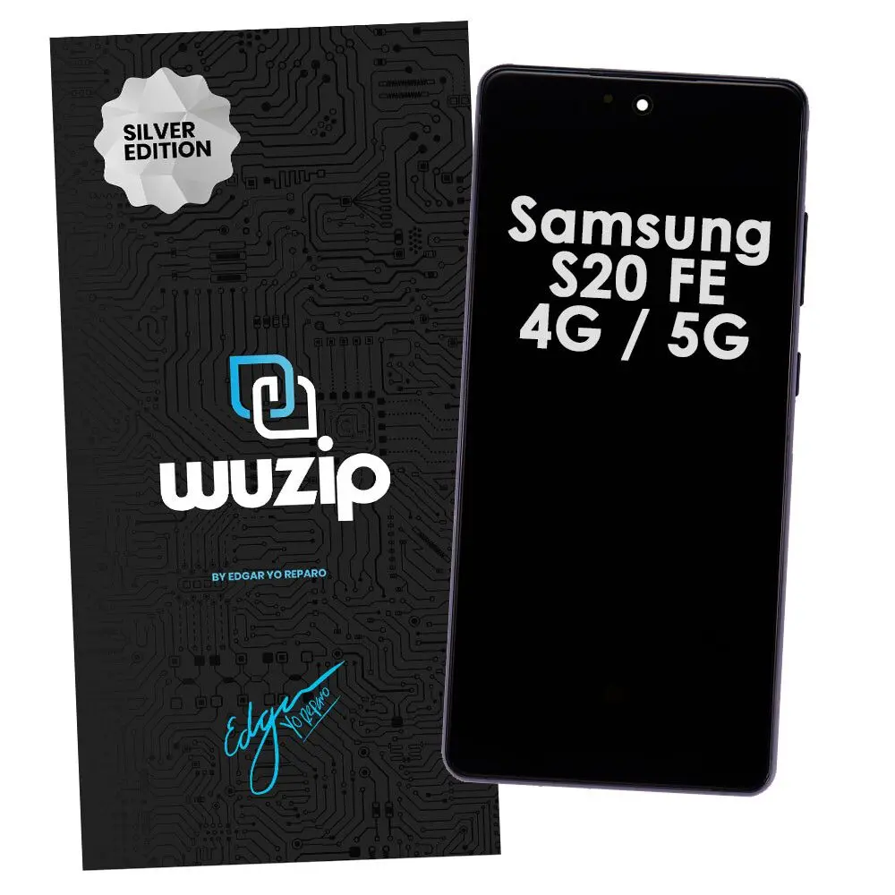 Módulo Samsung Galaxy S20 Fe G780 Con Marco - Silver Edition